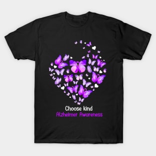 Choose Kind Alzheimer Awareness Gift T-Shirt